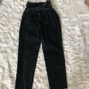 Abercrombie paper bag waist denim